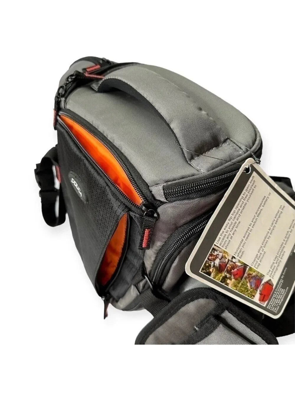 Dolica SB Sling Bag‎ Backpack for DSLR Black Gray